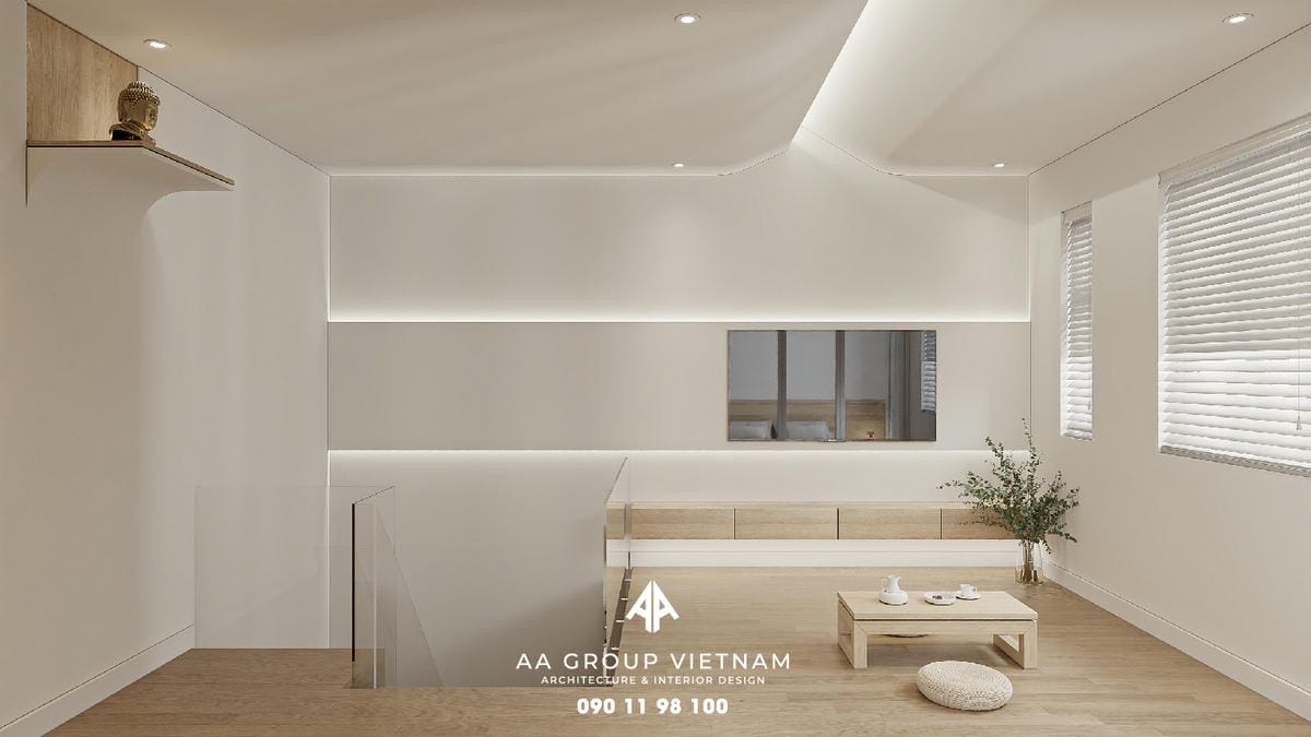 Thi công thiết kế nội thất biệt thự phong cách đồng quê mộc mạc - phòng ngủ.