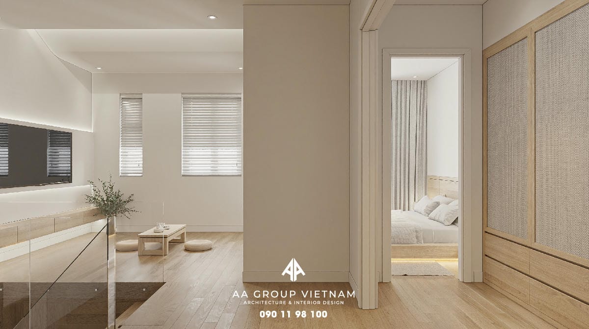 Thi công thiết kế nội thất biệt thự phong cách đồng quê mộc mạc.