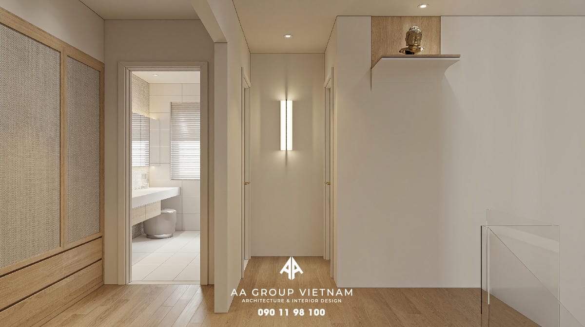 Thi công thiết kế nội thất biệt thự phong cách đồng quê mộc mạc.