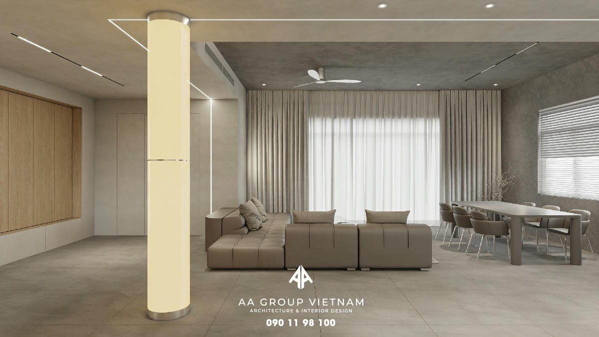 Thiết kế và Thi công nội thất Hiện Đại, Tương lai Dinh Thự - AA Group Vietnam.