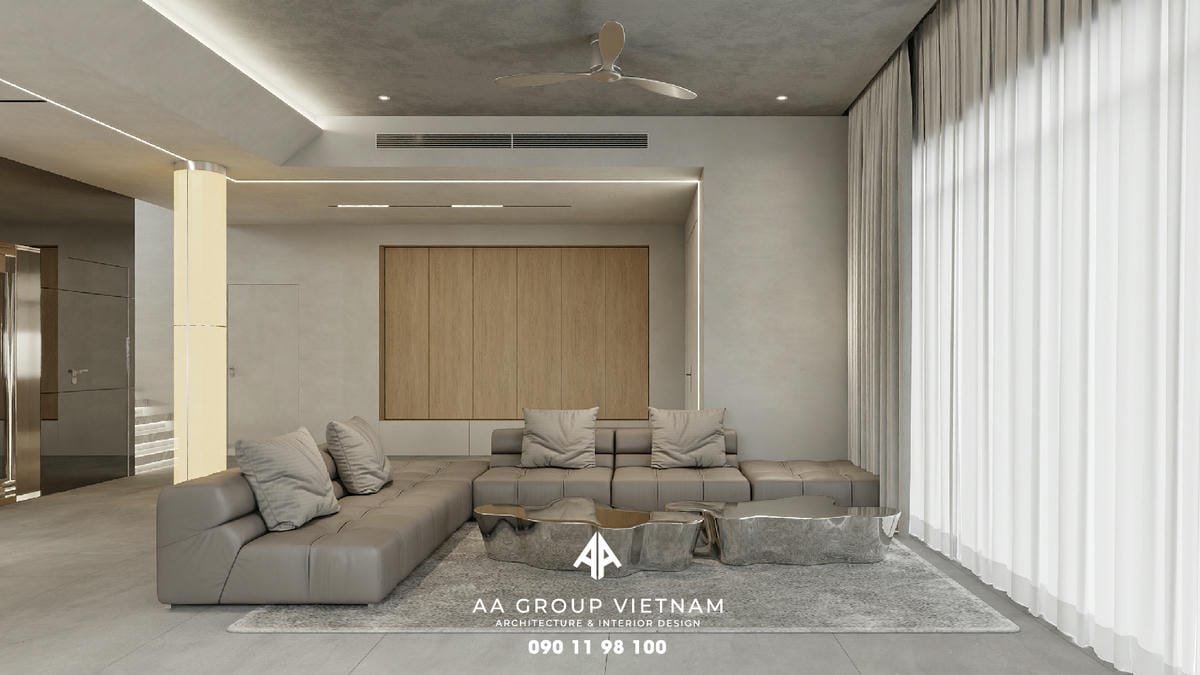Thiết kế và Thi công nội thất Hiện Đại, Tương lai Dinh Thự - AA Group Vietnam.
