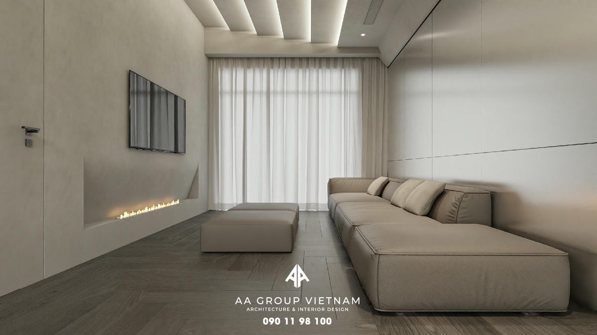 Thiết kế và Thi công nội thất Hiện Đại, Tương lai Dinh Thự - AA Group Vietnam.