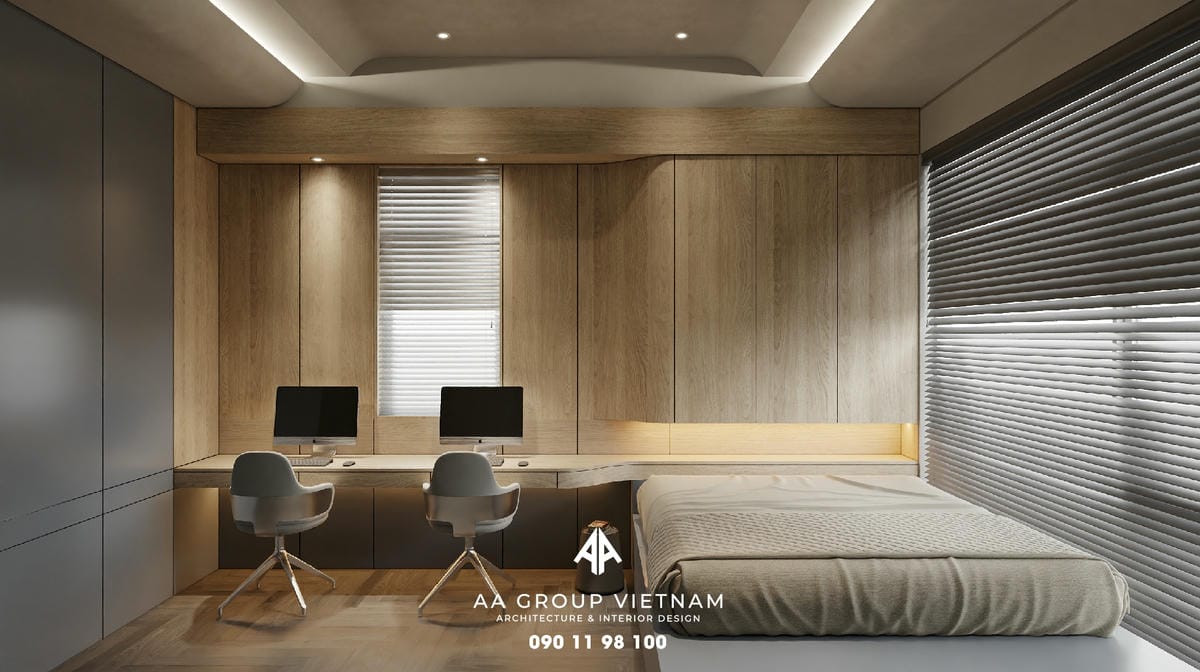 Thiết kế và Thi công nội thất Hiện Đại, Tương lai Dinh Thự - AA Group Vietnam.