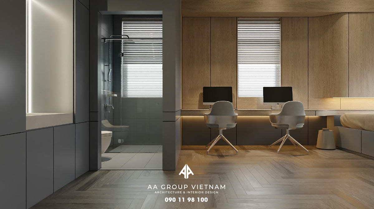 Thiết kế và Thi công nội thất Hiện Đại, Tương lai Dinh Thự - AA Group Vietnam.
