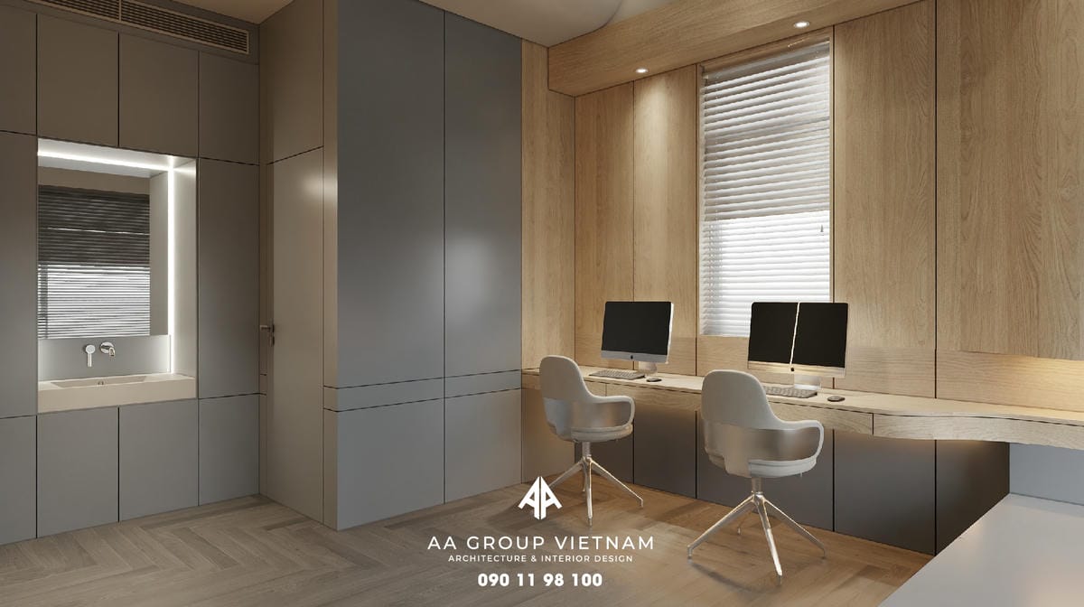 Thiết kế và Thi công nội thất Hiện Đại, Tương lai Dinh Thự - AA Group Vietnam.