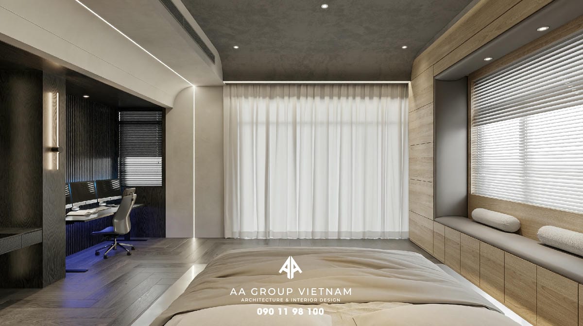 Thiết kế và Thi công nội thất Hiện Đại, Tương lai Dinh Thự - AA Group Vietnam.
