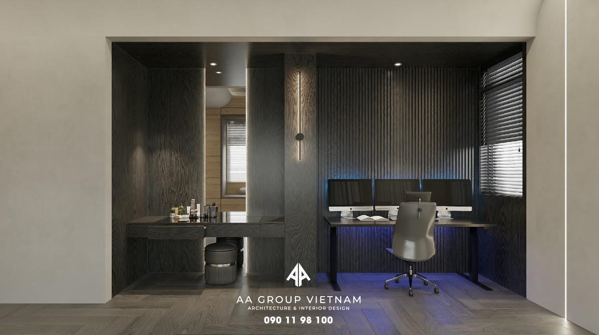 Thiết kế và Thi công nội thất Hiện Đại, Tương lai Dinh Thự - AA Group Vietnam.