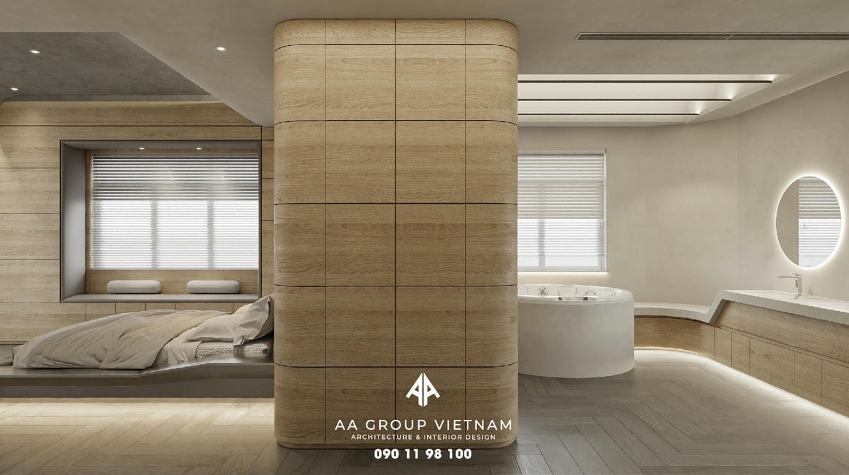 Thiết kế và Thi công nội thất Hiện Đại, Tương lai Dinh Thự - AA Group Vietnam.