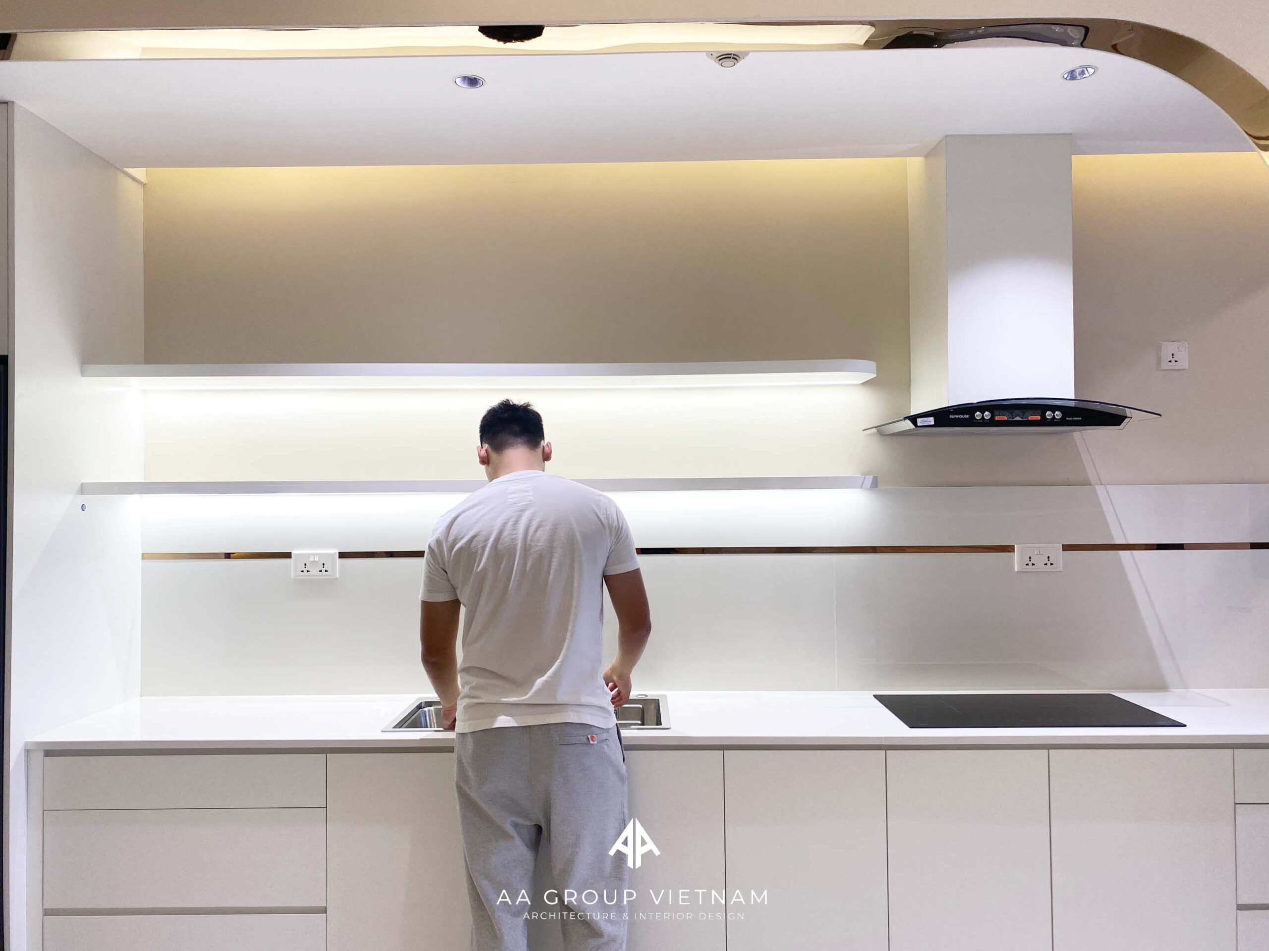 Thiết kế thi công nội thất chung cư phong cách Hàn Quốc.