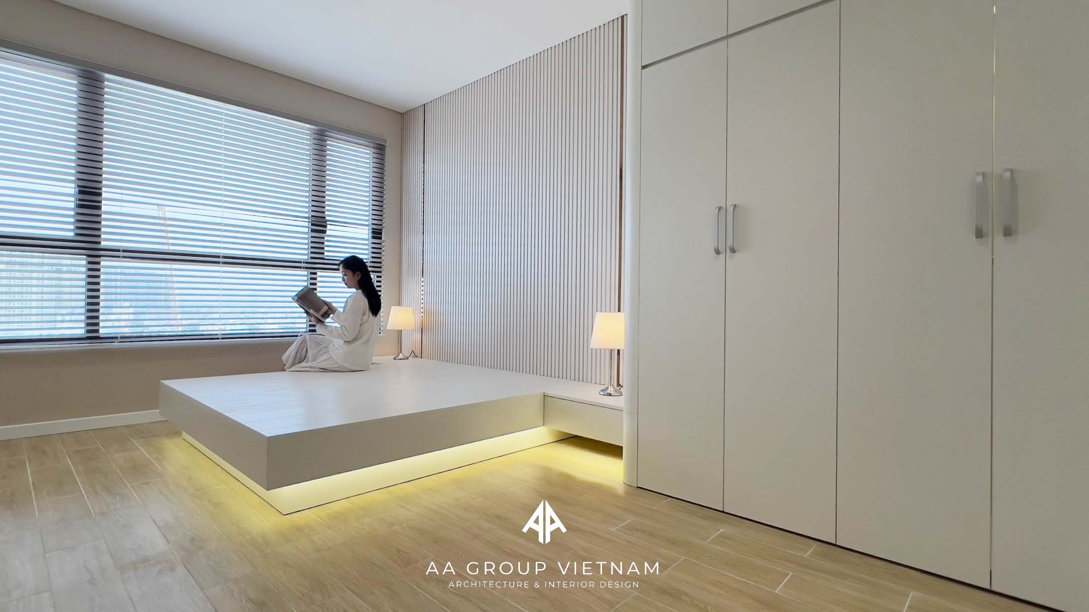 Thiết kế thi công nội thất chung cư phong cách Hàn Quốc.