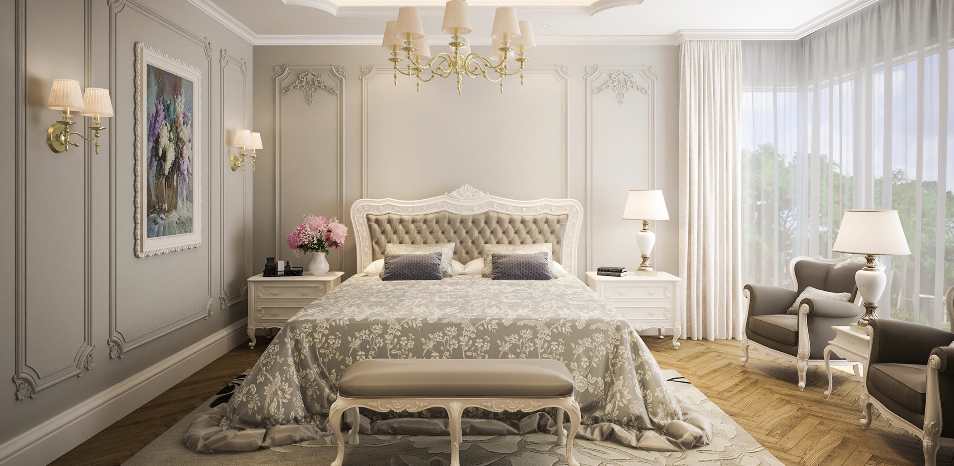 Hoa văn đường nét được trang trí đẹp mắt đậm chất cổ điển. (Ảnh sưu tầm)