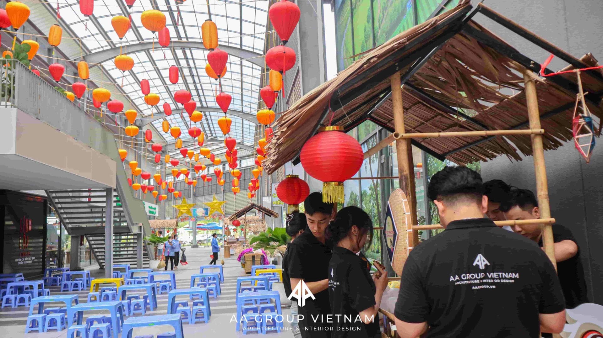 Đội ngũ AA Group Vietnam chuẩn bị cho hoạt động.